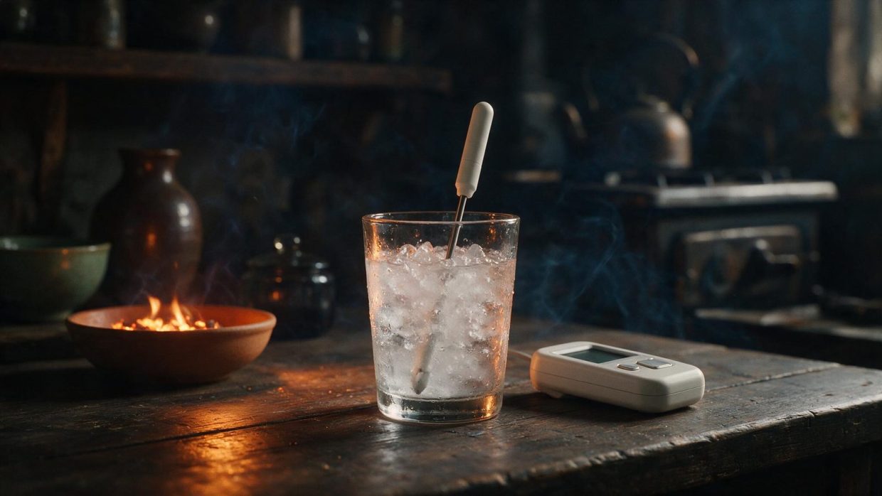 How to calibrate a meat thermometer: one point of ice water says nothing about 200 degrees