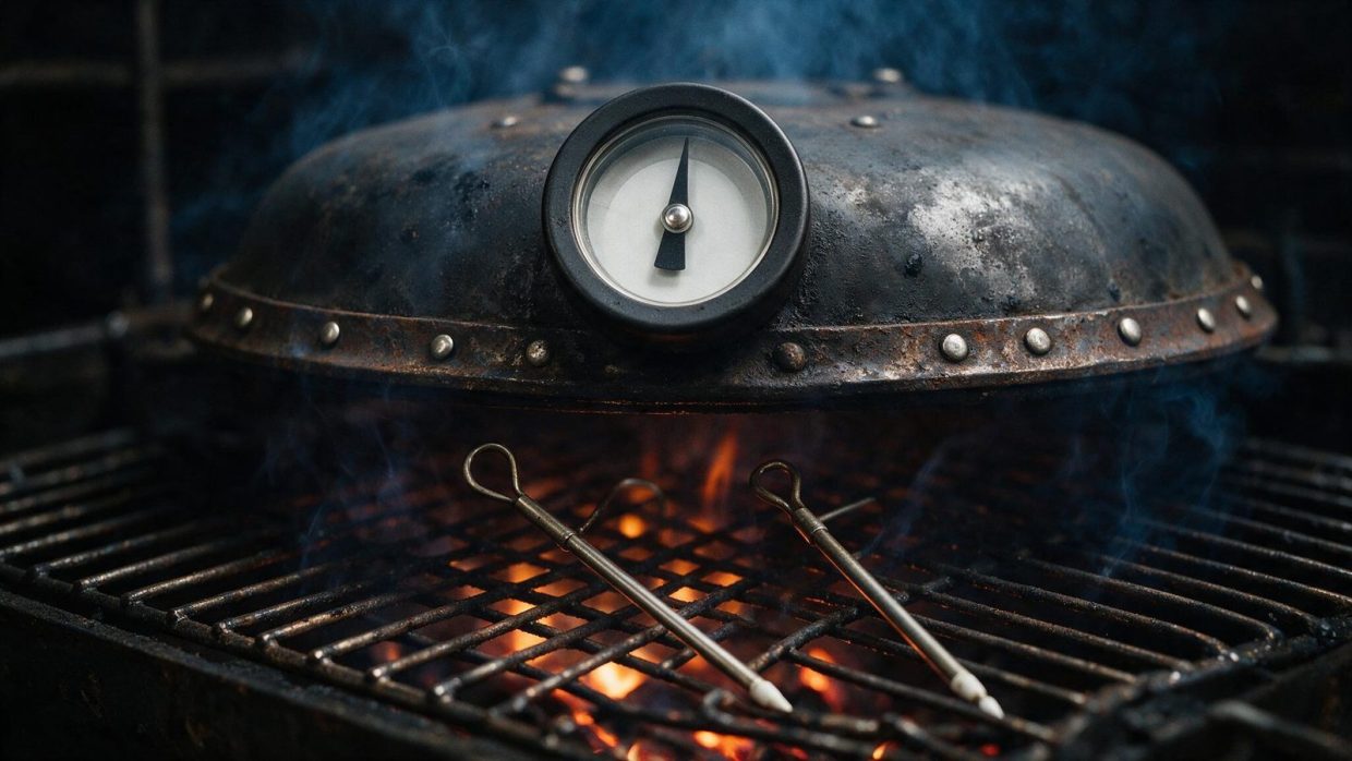 Lid thermometer vs grate probe: the gap is not a number you can subtract