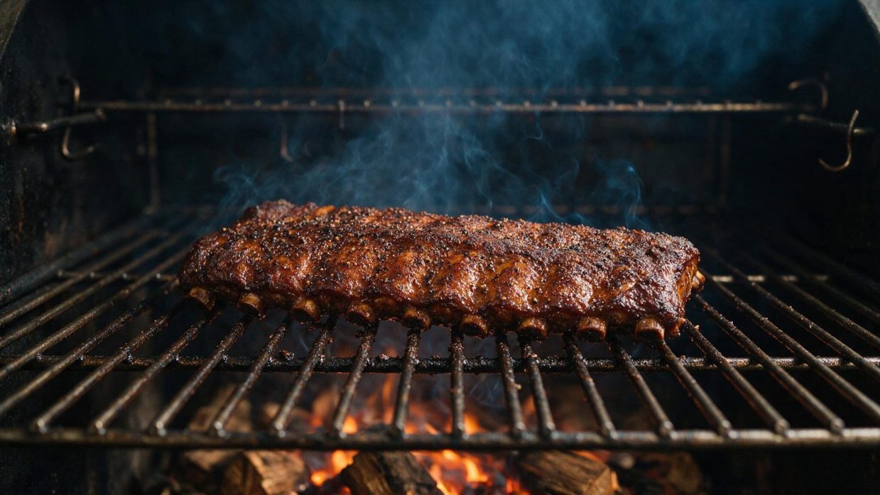 How long to smoke ribs: the first page says three hours and it says six, and neither number is wrong