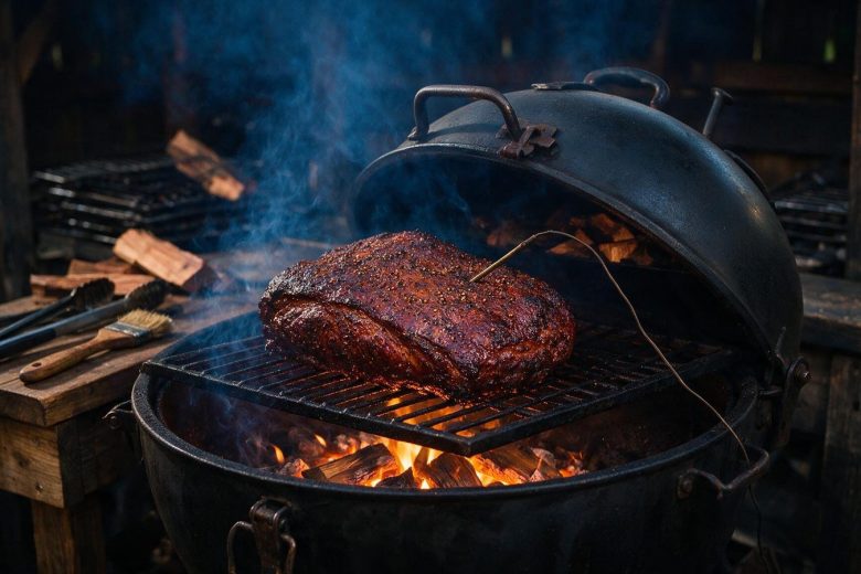 Brisket Stall: The Temperature Everyone Quotes Is a Reading of Your Air, Not Your Meat