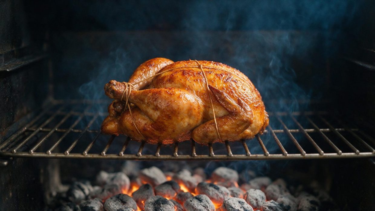 How Long to Smoke a Whole Chicken: The Answer Box Averages Three Different Birds Into One Number